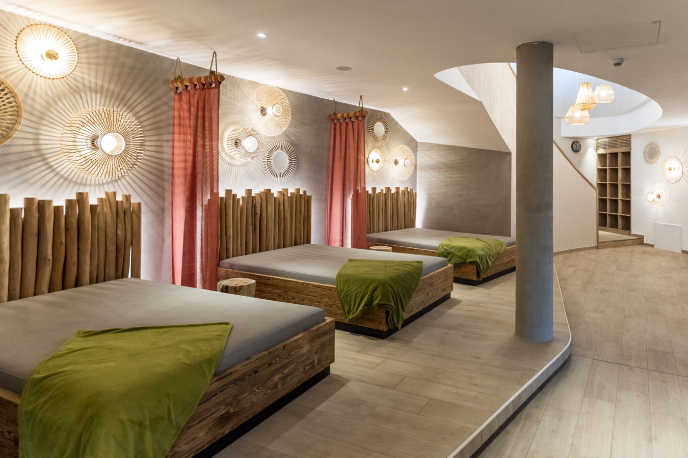 Entspannungsbetten im Spa